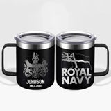 Personalized British Armed Forces With Name And Year Laser Handle Cup Printed 2023183KVH