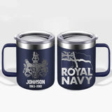 Personalized British Armed Forces With Name And Year Laser Handle Cup Printed 2023183KVH