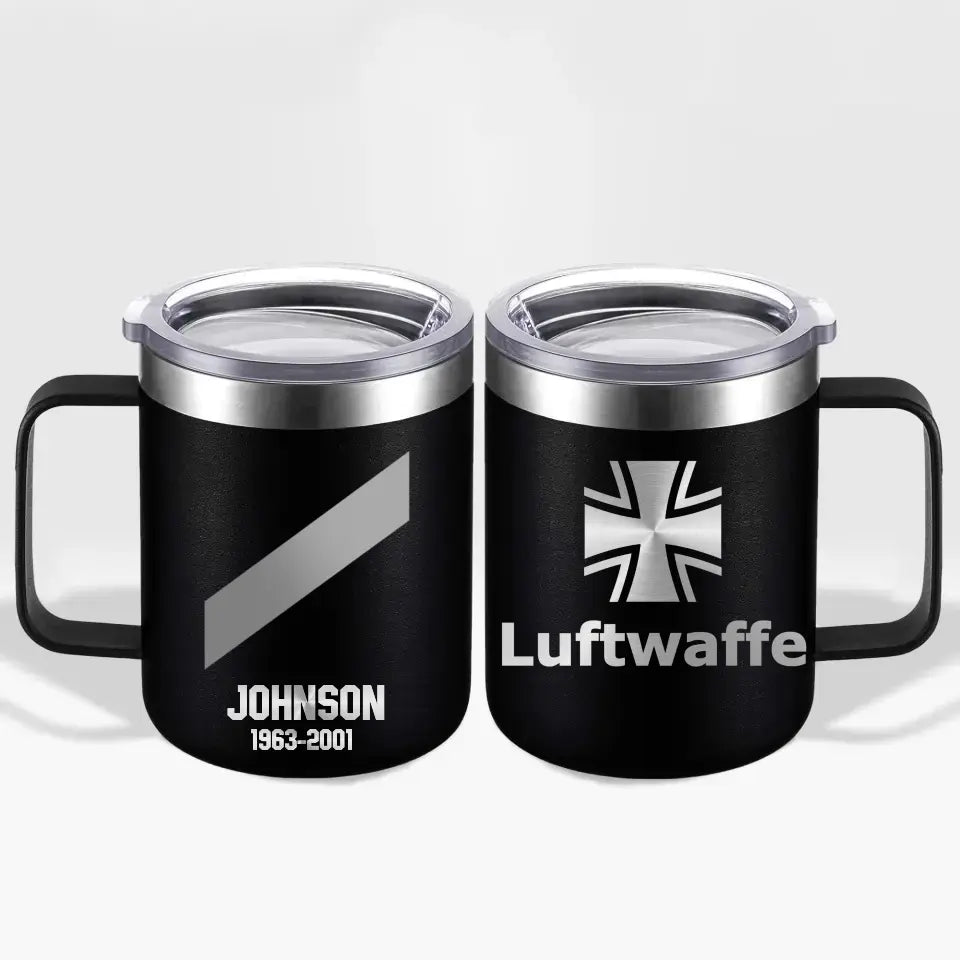 Personalized German Armed Forces With Name And Year Laser Handle Cup Printed 2023212KVH