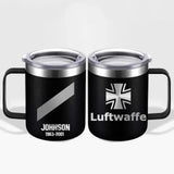 Personalized German Armed Forces With Name And Year Laser Handle Cup Printed 2023212KVH