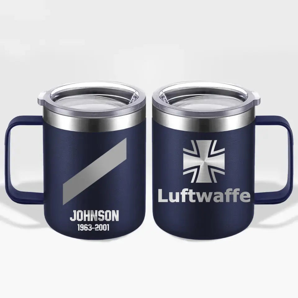 Personalized German Armed Forces With Name And Year Laser Handle Cup Printed 2023212KVH