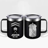 Personalized Swedish Armed Forces With Name And Year Laser Handle Cup Printed 2023212KVH