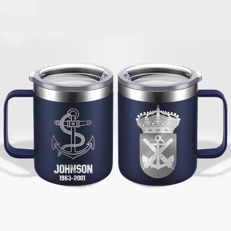 Personalized Swedish Armed Forces With Name And Year Laser Handle Cup Printed 2023212KVH