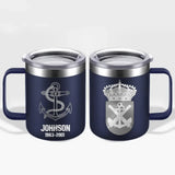 Personalized Swedish Armed Forces With Name And Year Laser Handle Cup Printed 2023212KVH