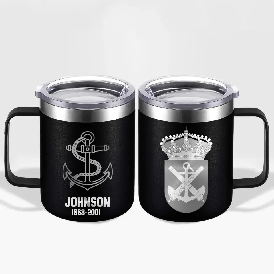 Personalized Swedish Armed Forces With Name And Year Laser Handle Cup Printed 2023212KVH