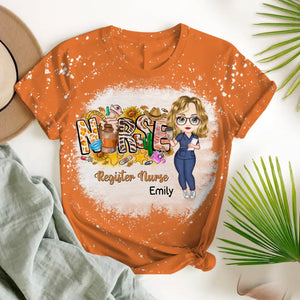 Personalized Nurse with Name 3D T-shirt Printed HTHPD23152