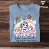 Personalized Aunticorn Like A Normal Aunt Only More Awesome Kid Names T-shirt Printed MTPN23229