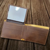 Personalized French Armed Force Leather Wallet QTPN23216