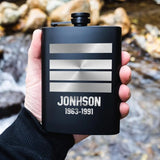 Personalized French Armed Force Steel Flasks QTKH23336