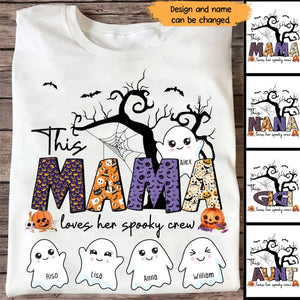 Personalized This Mama Loves Her Spooky Crew T-shirt Printed HTHHN23457
