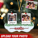 Personalized Upload Your Photo Auntie Acrylic Ornament Printed LDMVQ23587