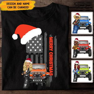 Personalized Merry Christmas T-shirt Printed NMTVQ23653