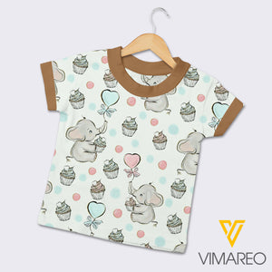 Elephant Baby Tshirt CEEFD9