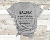 TEACHER (n) teacher: A multitasking
