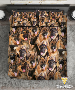 German Shepherd Dog Bedding Set OCT-MA06