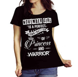 November Girl Is Perfect Combination Of Princess And Warrior