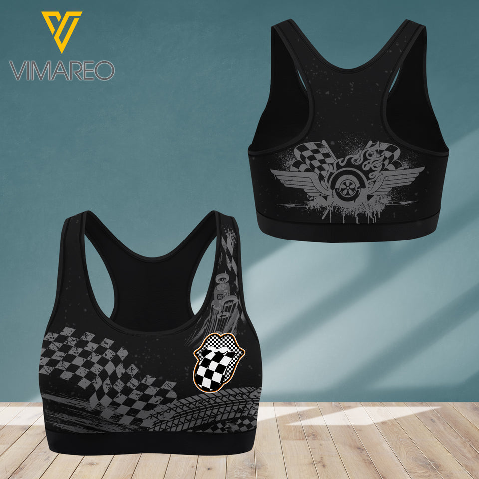 RACEDAY VIBES RACING GIRL SPORT BRA/LEGGING