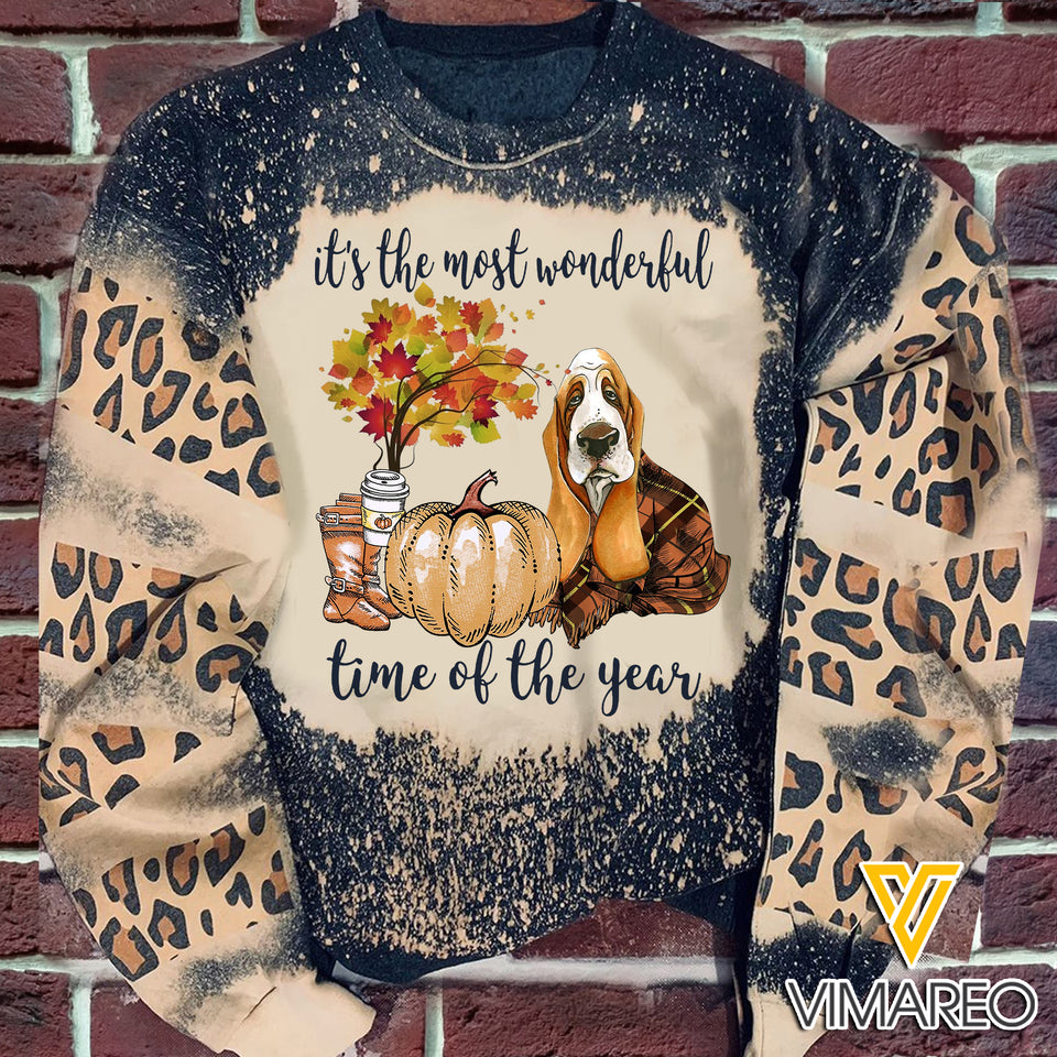 Basset Hound Dog Sweatshirt Printed SEP-MA22