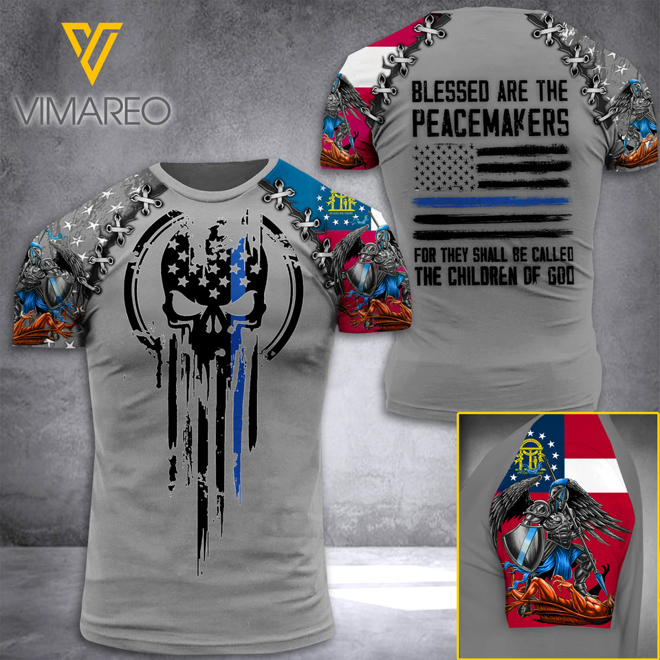 GEORGIA PEACEMAKERS TSHIRT 3D PRINTED JUL-NL29