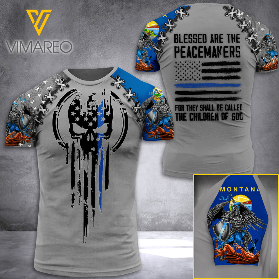 MONTANA PEACEMAKERS TSHIRT 3D PRINTED JUL-NL29