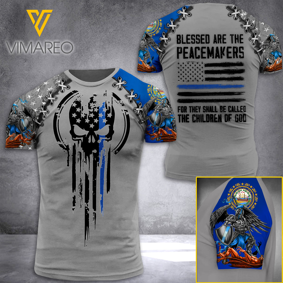NEW HAMSHIRE PEACEMAKERS TSHIRT 3D PRINTED JUL-NL29