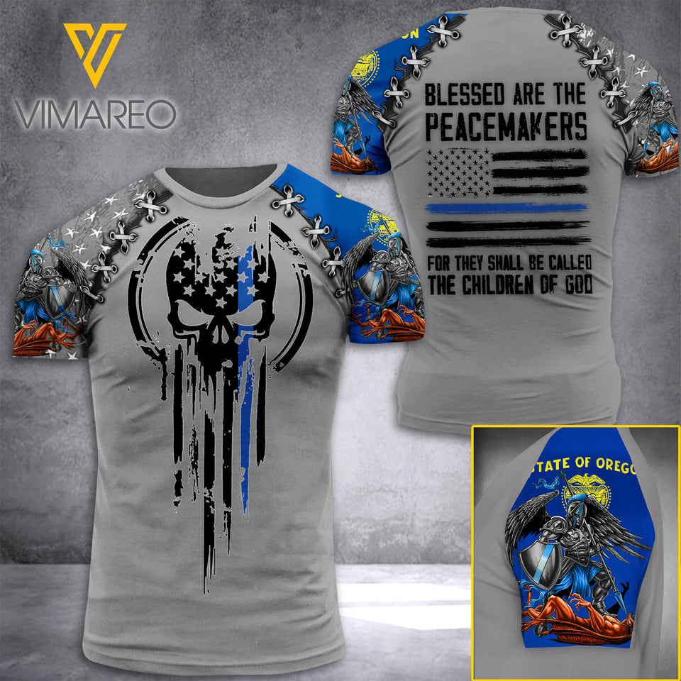 OREGON PEACEMAKERS TSHIRT 3D PRINTED JUL-NL29