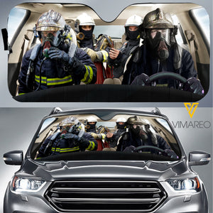 FRANCE SAPEURS POMPIER AUTO SUN SHADE - CAR DRIVER JUL-MA21