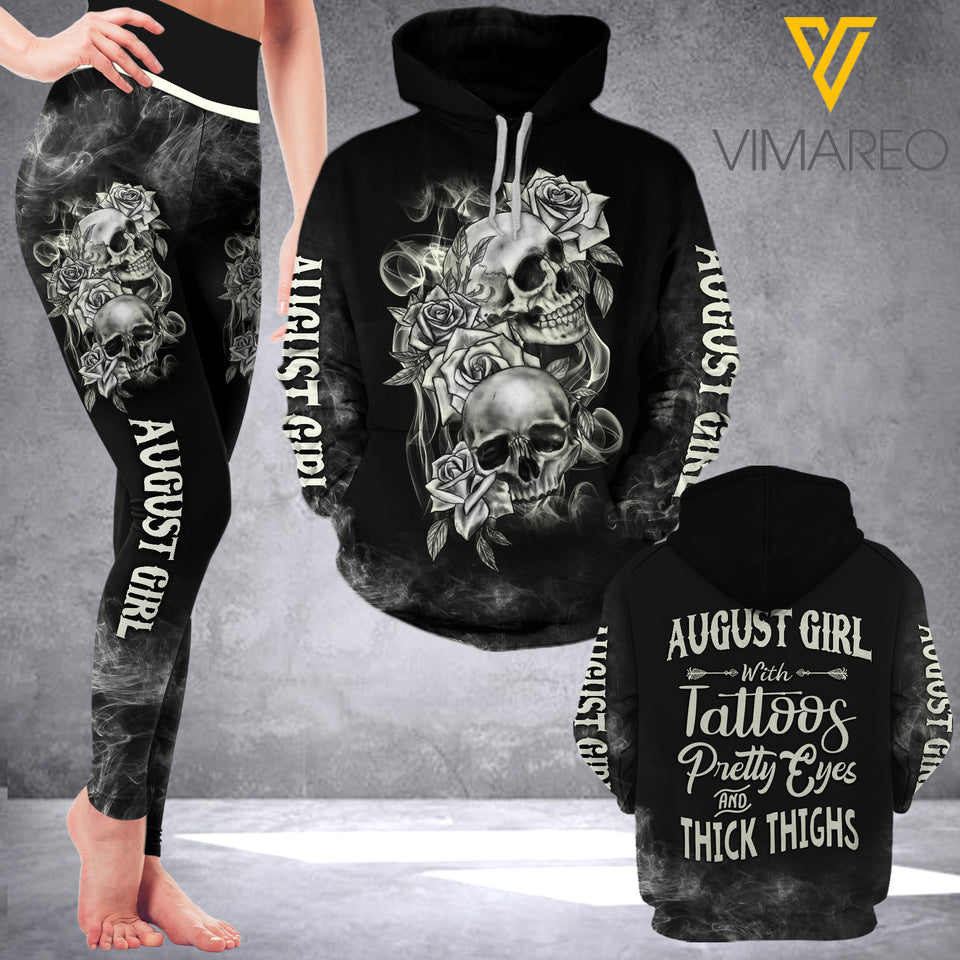 VMVH August girl combo hoodie+legging 3d all print 0903 TMA