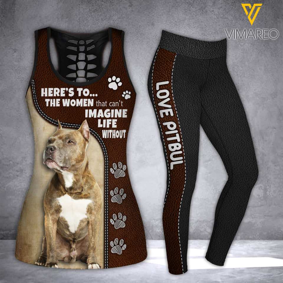PITBULL DOG TANK+LEGGING 3D PRINTED