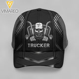 PERSONALIZED TRUCKER PEAKED CAP 3D LC