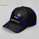 Arkansas map blue line Peaked cap 3D MTP v2