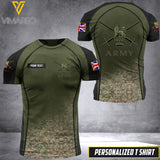 Customized British soldier 3D Printed Combat Shirt EZMQ1604