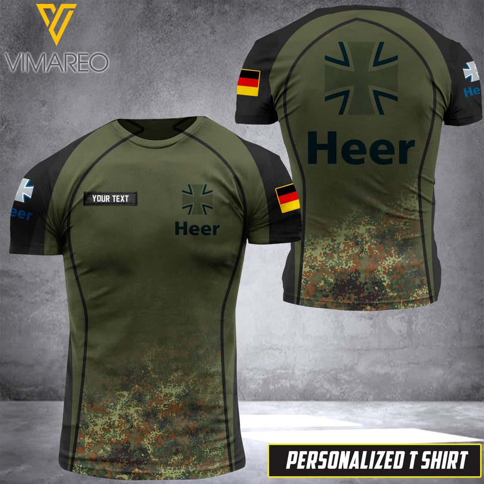Customized German soldier 3D Printed Combat Shirt EZMQ1604