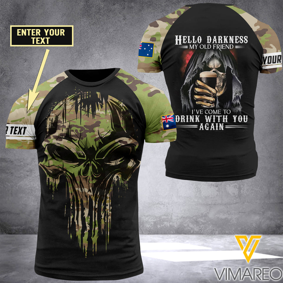 Customized Australian Soldier 3D Printed Combat Shirt EZMQ1205