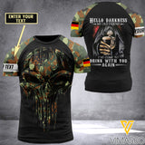 Customized German Soldier 3D Printed Combat Shirt EZMQ1205