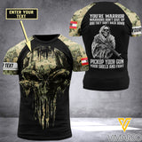 Customized Austrian Soldier 3D Printed Combat Shirt EZMQ140621