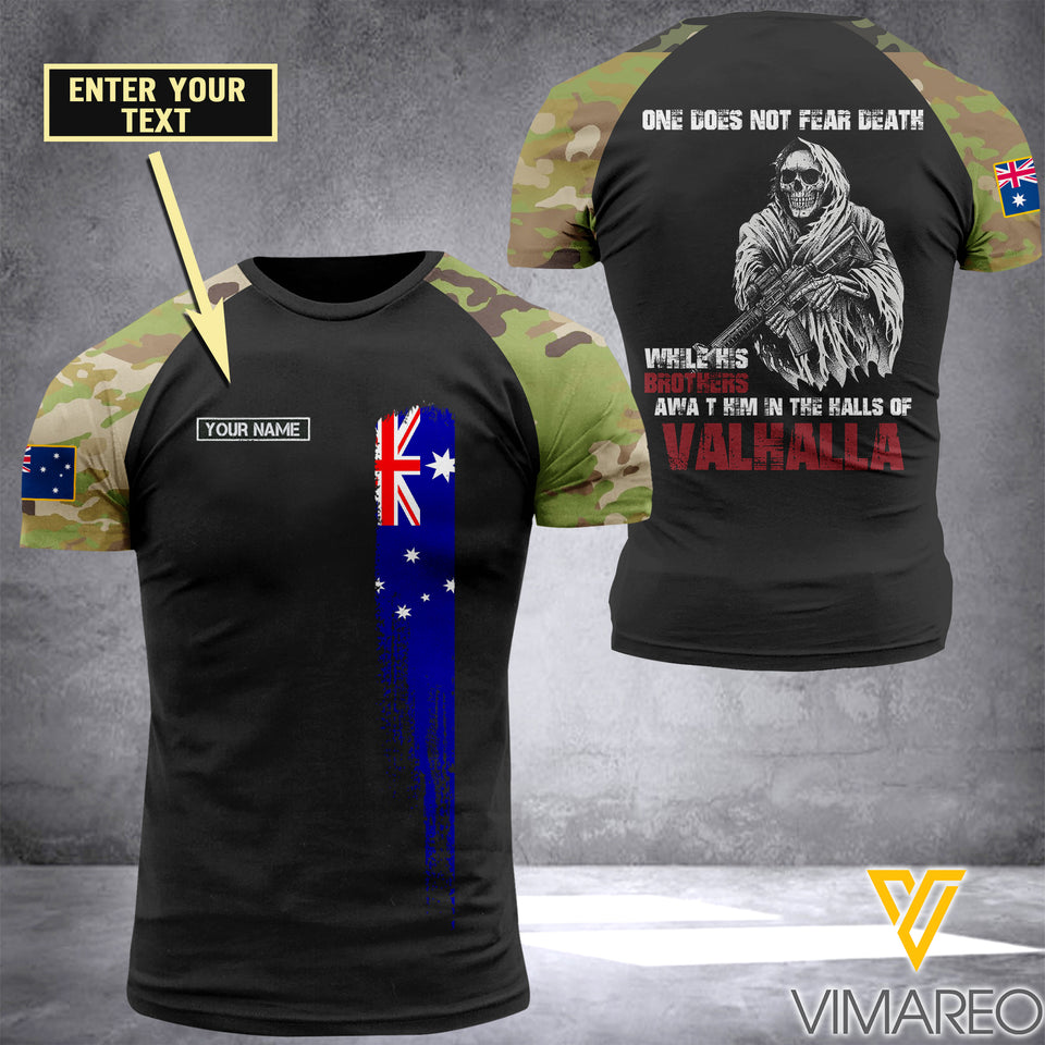 Customized Australian Soldier 3D Printed Combat Shirt EZMQ154