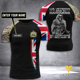 Customized British Darkness Soldier3D Printed Combat Shirt EZMQ200521