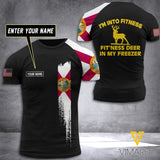Customized Florida Hunter 3D Printed Combat Shirt EZMQ0207