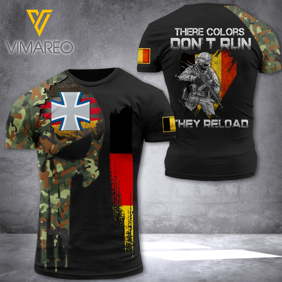 GERMAN CAMO TSHIRT 3D PRINTED ZM