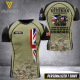 Customized British Soldier 3D Printed Combat Shirt EZMQ020621