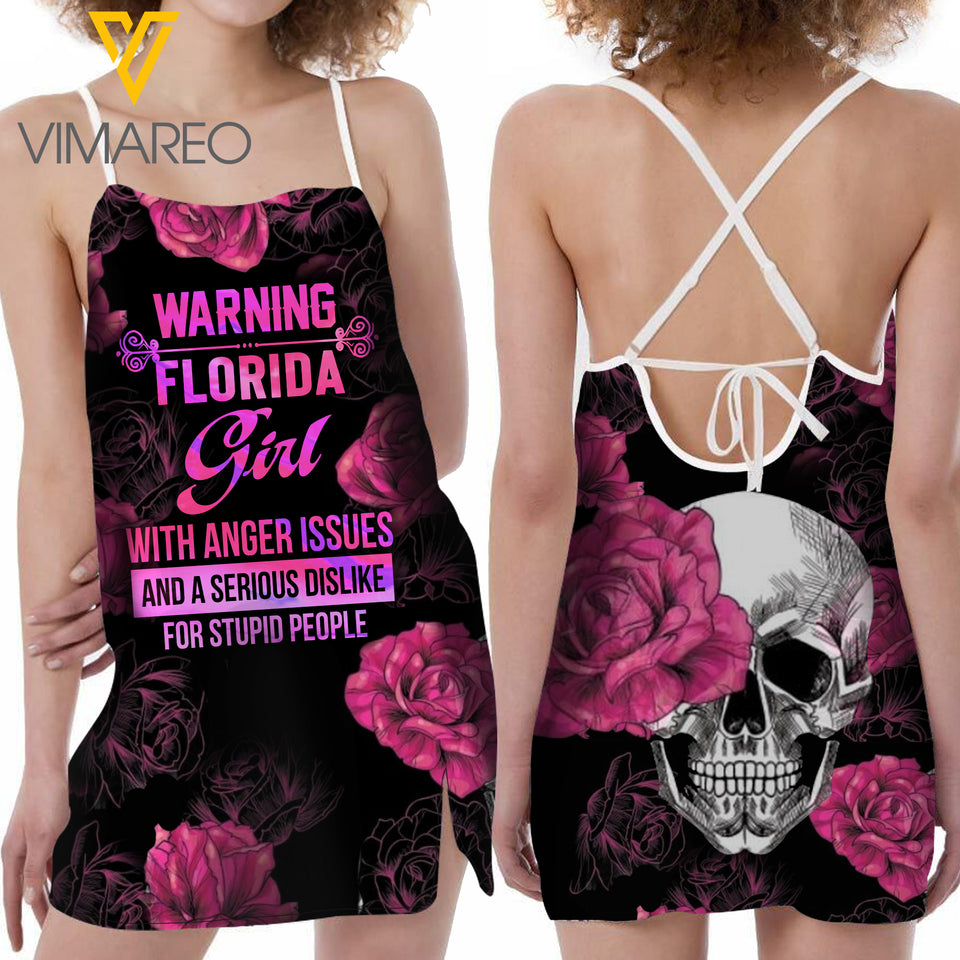 FLORIDA GIRL AND SUNFLOWER SEXY DRESS NEYA23