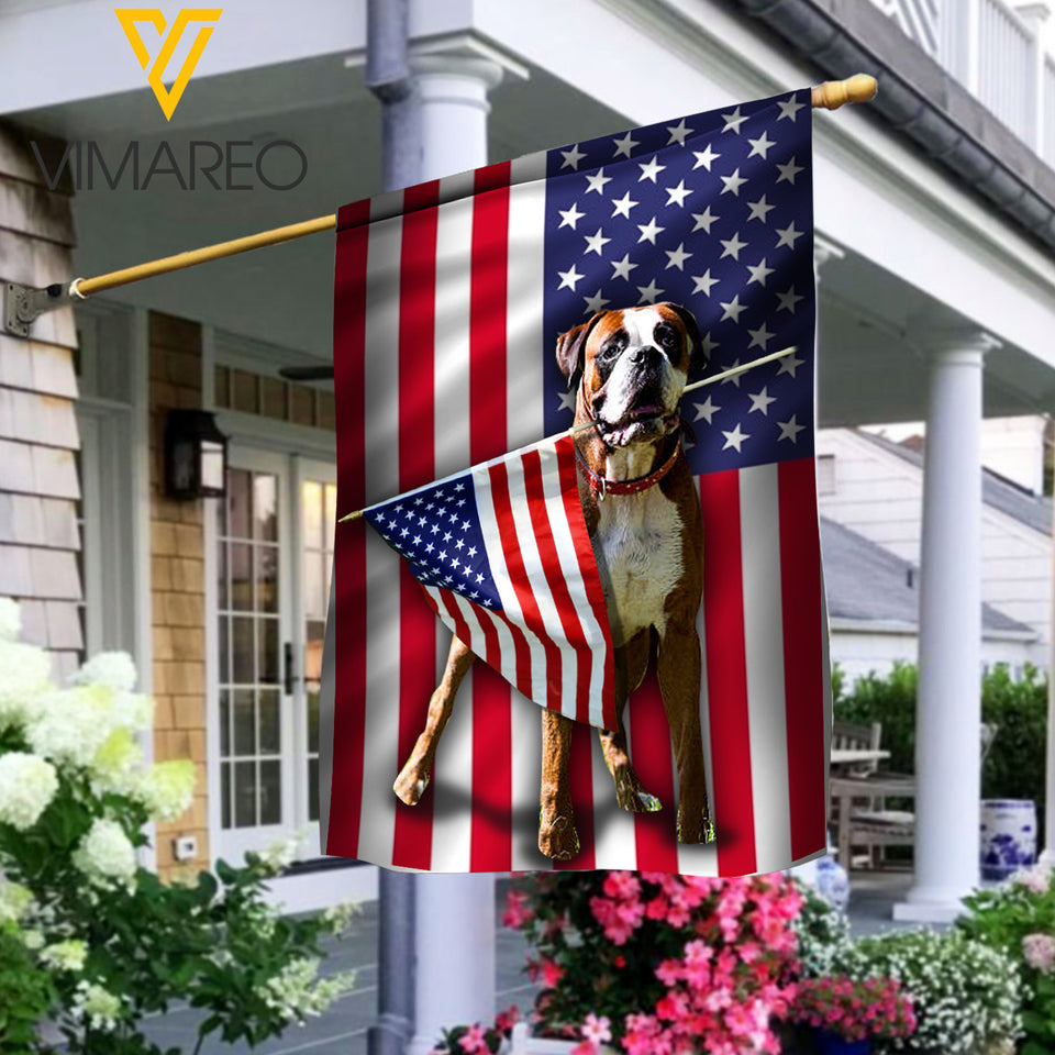Boxer Dog Flag APR-MA15