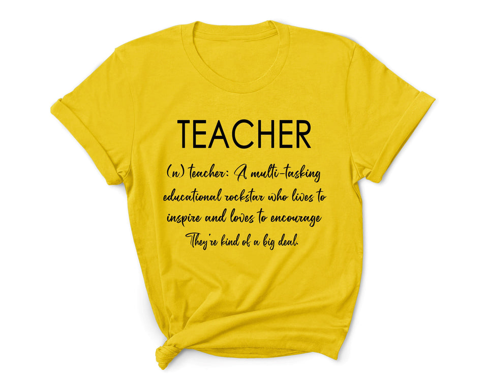 TEACHER (n) teacher: A multitasking
