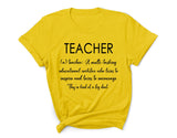 TEACHER (n) teacher: A multitasking