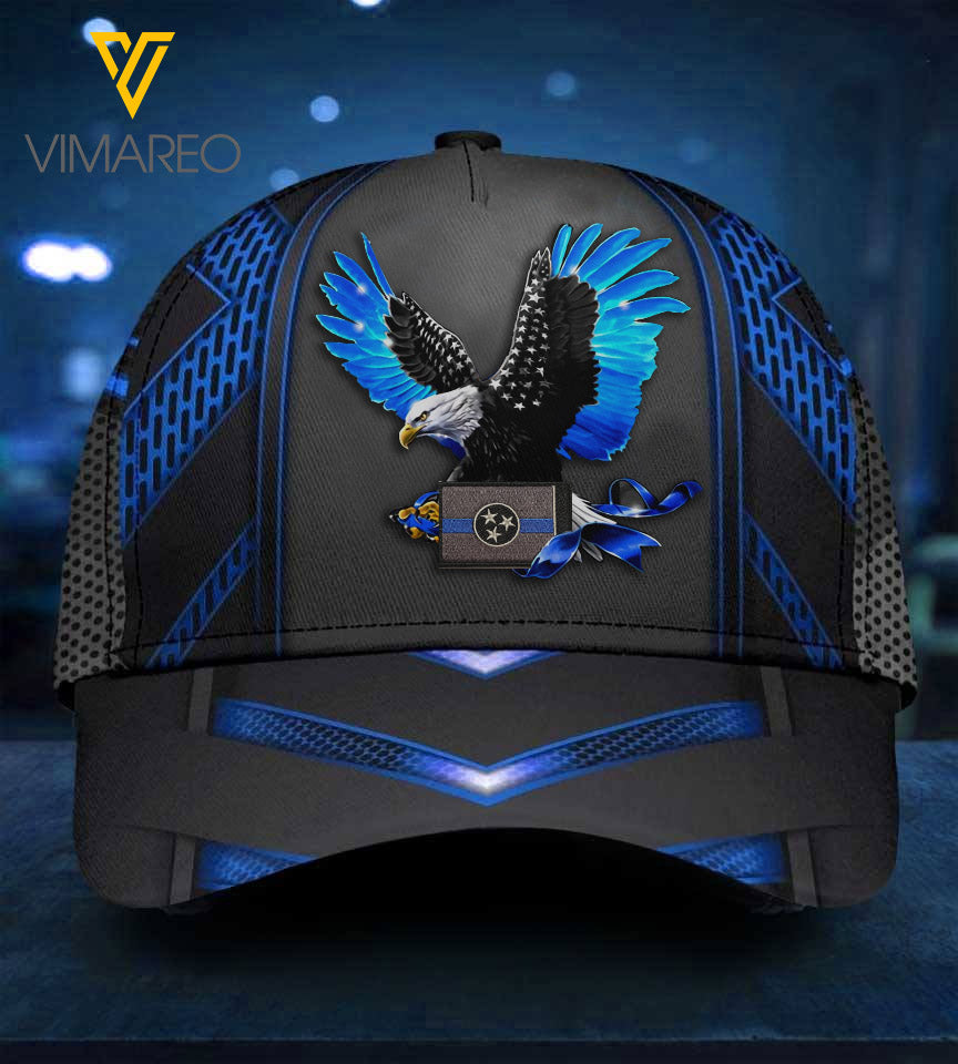 VH Tennessee blue thin Peaked cap 3D 0103 TMA
