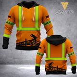DACHDECKER Germany hoodie 3d all print 1208A