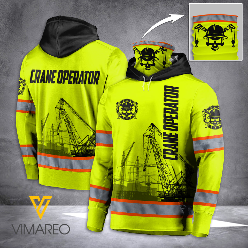 VH Crane Operator mask HOODIE 3D ALL PRINT 2202 TMA