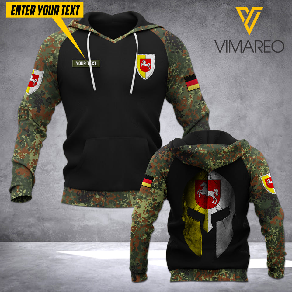 PERSONALIZED Panzerdivision in Oldenburg CAMO HOODIE PRINTED JUE-MA18