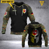 PERSONALIZED Panzerdivision in Oldenburg CAMO HOODIE PRINTED JUE-MA18